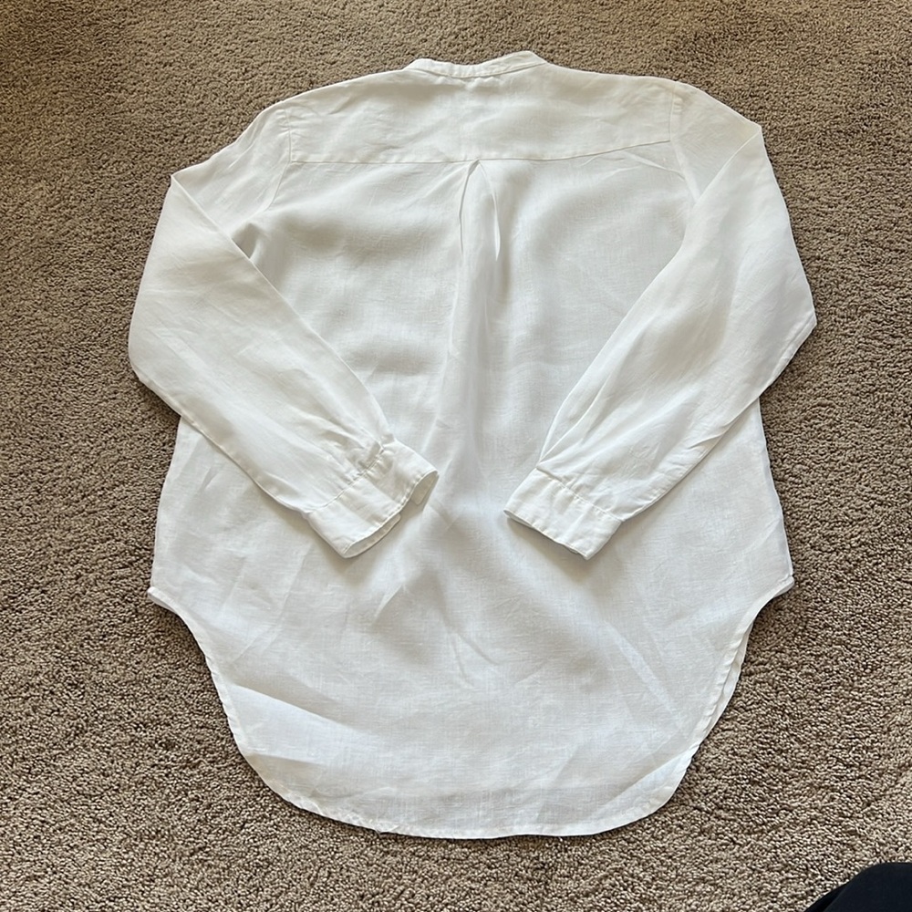 TROVATA Linen Tori Henley Tunic - Picture 8 of 15